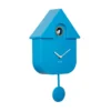 Wall clock Modern Cuckoo ABS bright blue