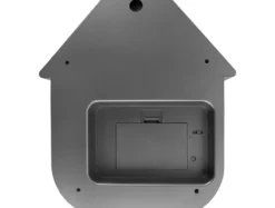 Wall clock Modern Cuckoo ABS metallic dark grey