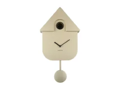 Wall clock Modern Cuckoo ABS metallic gold