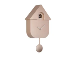 Wall clock Modern Cuckoo ABS metallic rose gold