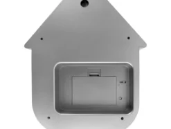 Wall clock Modern Cuckoo ABS metallic silver