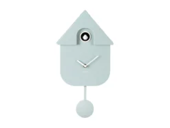 Wall clock Modern Cuckoo ABS soft blue