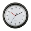 Wall clock Modern Retro black