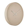 Wall clock Mr. Brown numbers large, sand brown