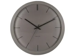 Wall clock Nirvana Globe dark warm grey