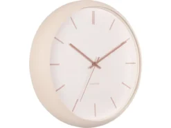 Wall clock Nirvana Globe sand brown