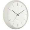Wall clock Nirvana Globe warm grey