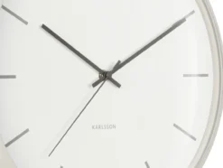 Wall clock Nirvana Globe warm grey