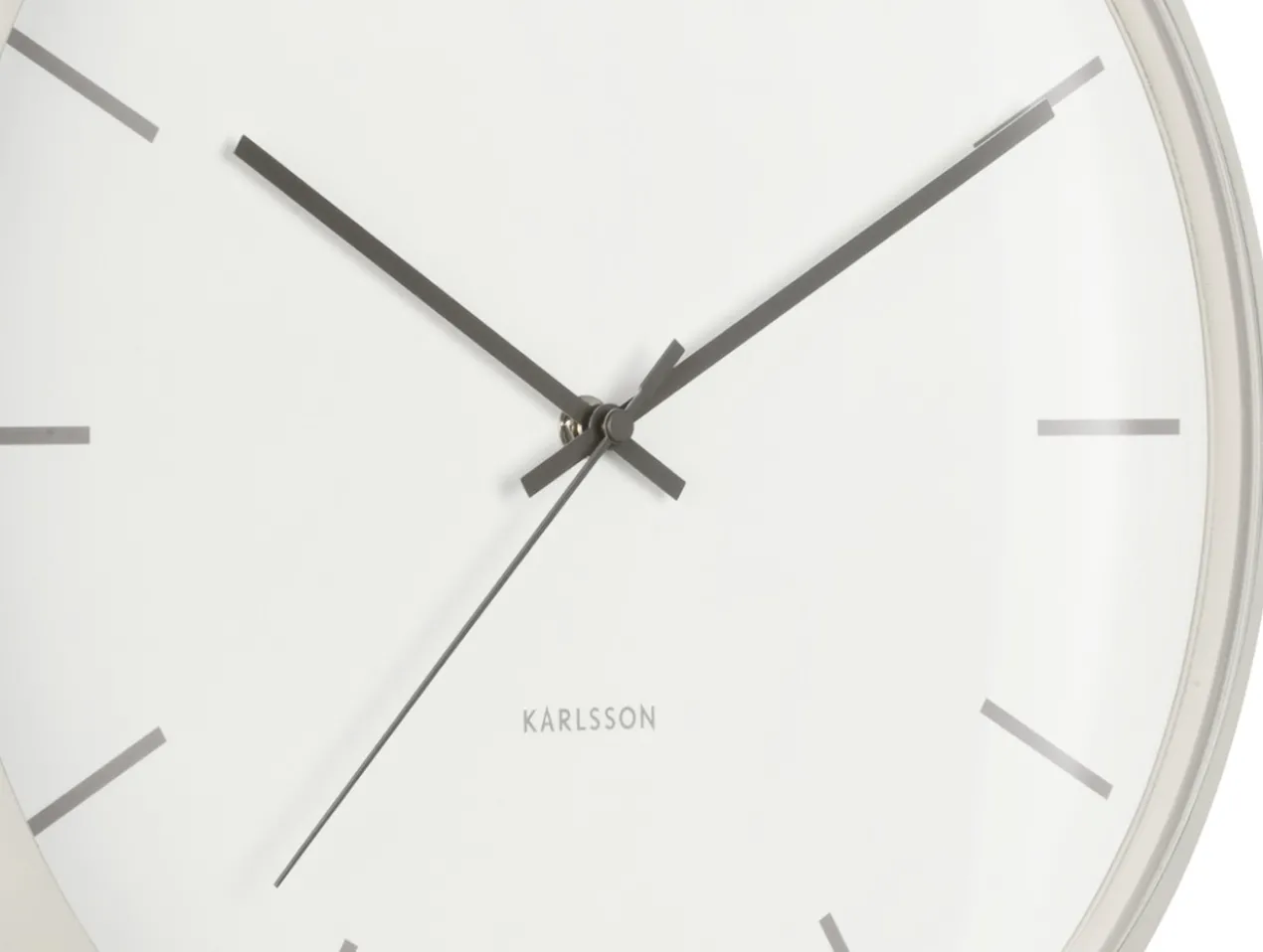Wall clock Nirvana Globe warm grey