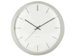 Wall clock Nirvana Globe warm grey