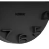 Wall clock On The Edge black w. chrome hands