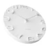 Wall clock On The Edge white w. chrome hands