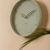 Wall clock Petals red ochre