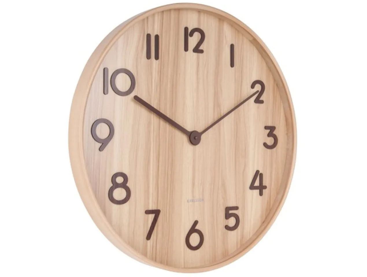 Wall clock Pure large light basswood