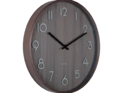 Wall clock Pure large walnut wood