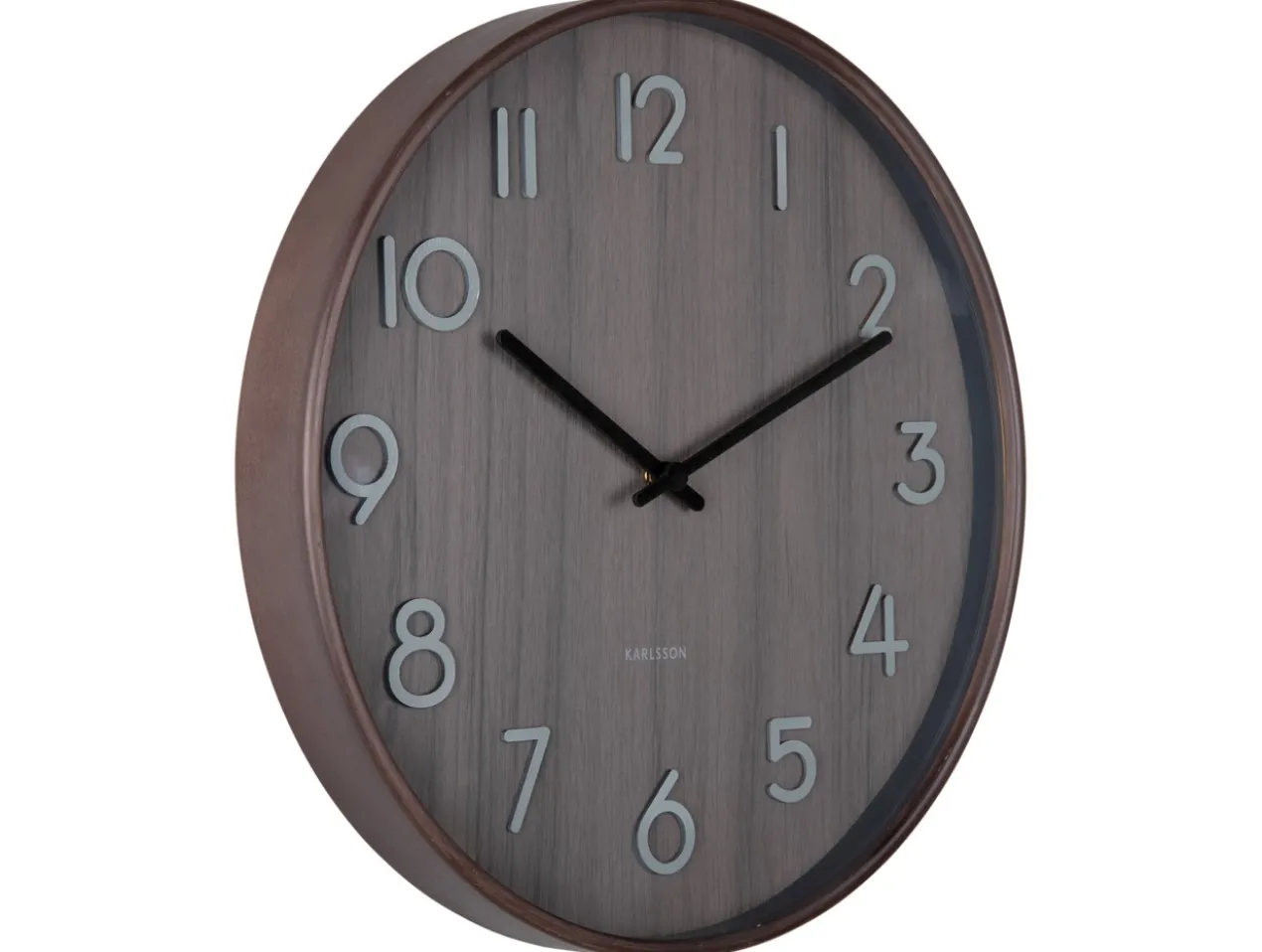 Wall clock Pure large walnut wood