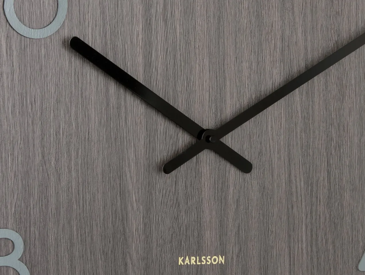 Wall clock Pure large walnut wood