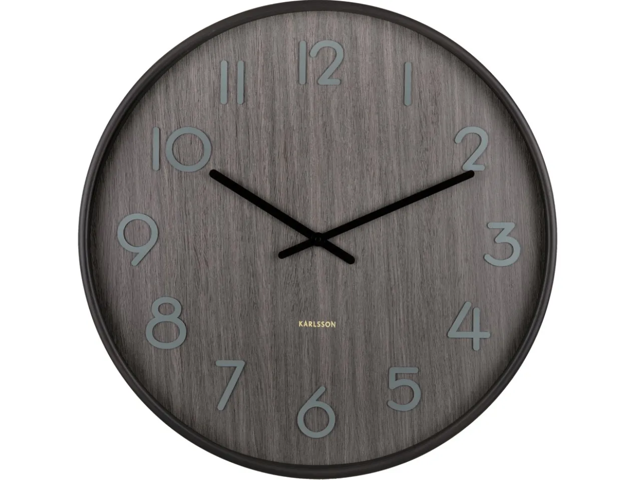 Wall clock Pure large walnut wood