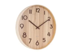 Wall clock Pure medium light basswood