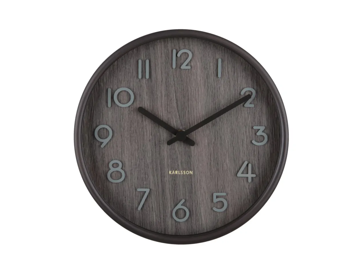 Wall clock Pure small walnut wood