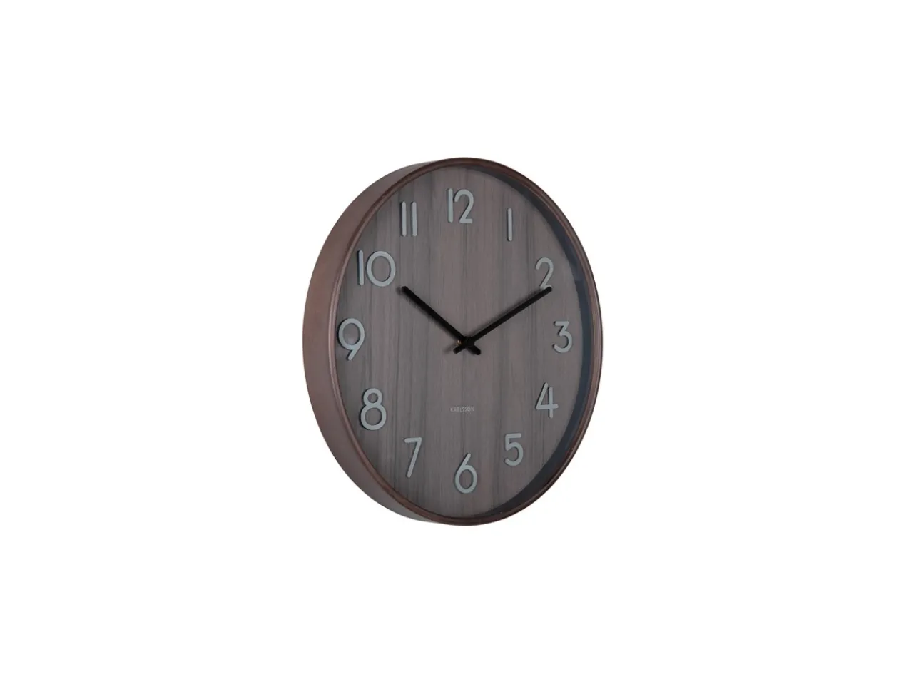 Wall clock Pure small walnut wood