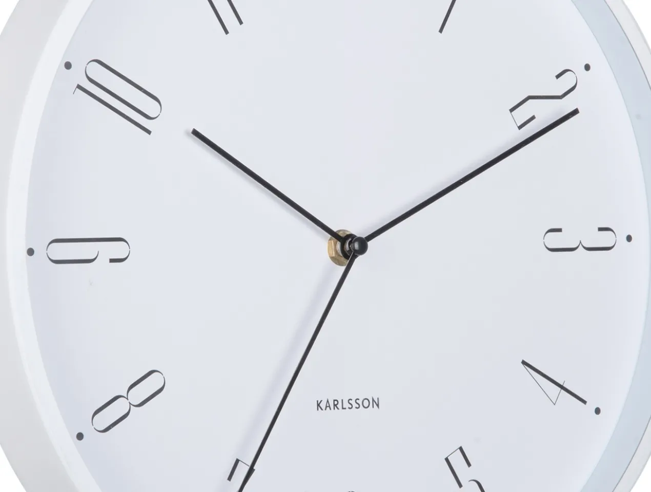 Wall clock Regal Numbers white