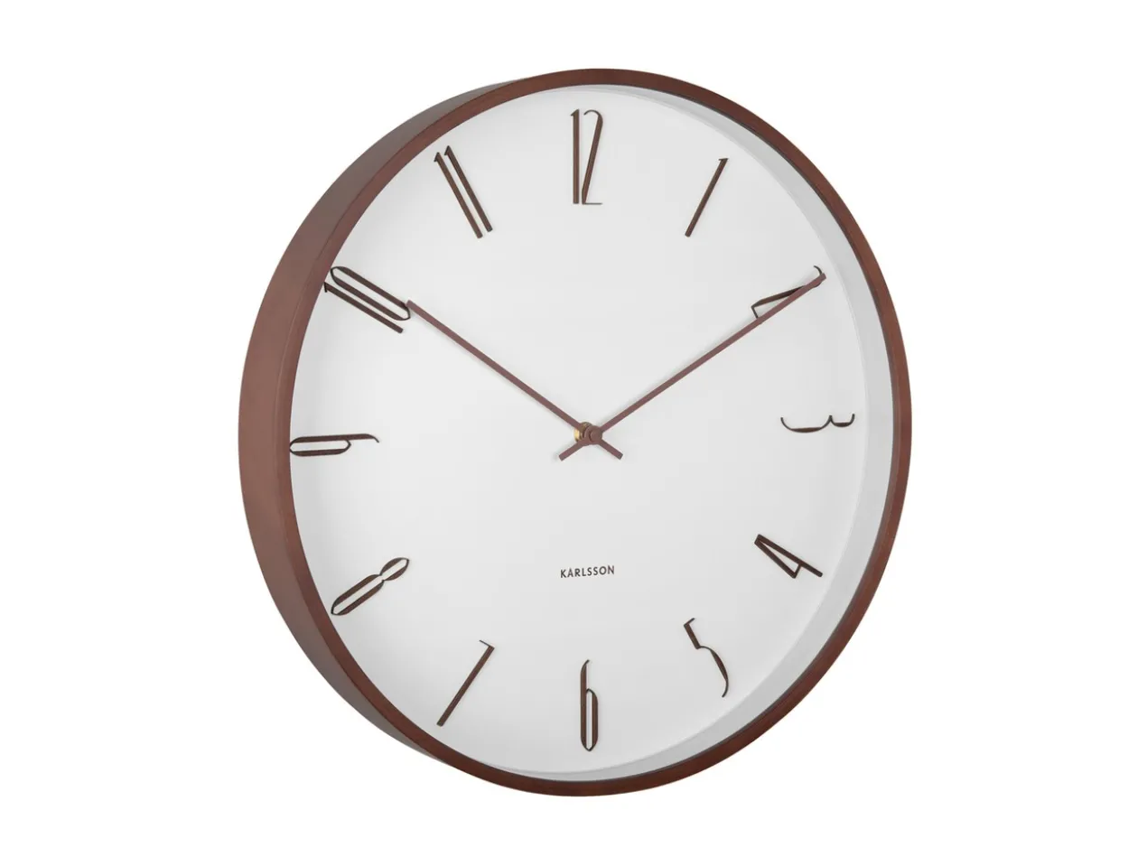 Wall clock Scandia white