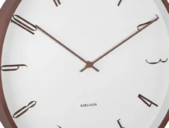 Wall clock Scandia white