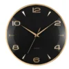 Wall clock Sienna Glow black