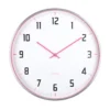 Wall clock Sporty bright pink