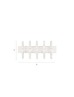 Wall coat rack jakub walnut