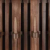 Wall coat rack shelf jakub walnut