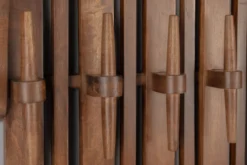 Wall coat rack shelf jakub walnut