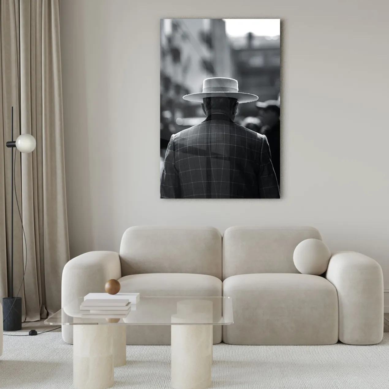 Walljar acryglas schilderij - Classy Men Acryglas schilderij - 50 x 70 cm