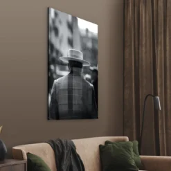 Walljar acryglas schilderij - Classy Men Acryglas schilderij - 150 x 225 cm