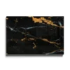 Walljar acrylglas schilderij - Dark Marble Acrylglas schilderij - 50 x 70 cm
