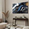 Walljar acrylglas schilderij - Blue Lagoon Acrylglas schilderij - 50 x 70 cm