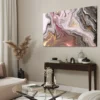 Walljar acrylglas schilderij - Touch of gold Acrylglas schilderij - 120 x 180 cm