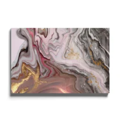 Walljar acrylglas schilderij - Touch of gold Acrylglas schilderij - 150 x 225 cm