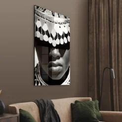 Walljar acrylglas schilderij - Silver Men Acrylglas schilderij - 120 x 180 cm
