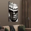 Walljar acrylglas schilderij - Silver Men Acrylglas schilderij - 150 x 225 cm