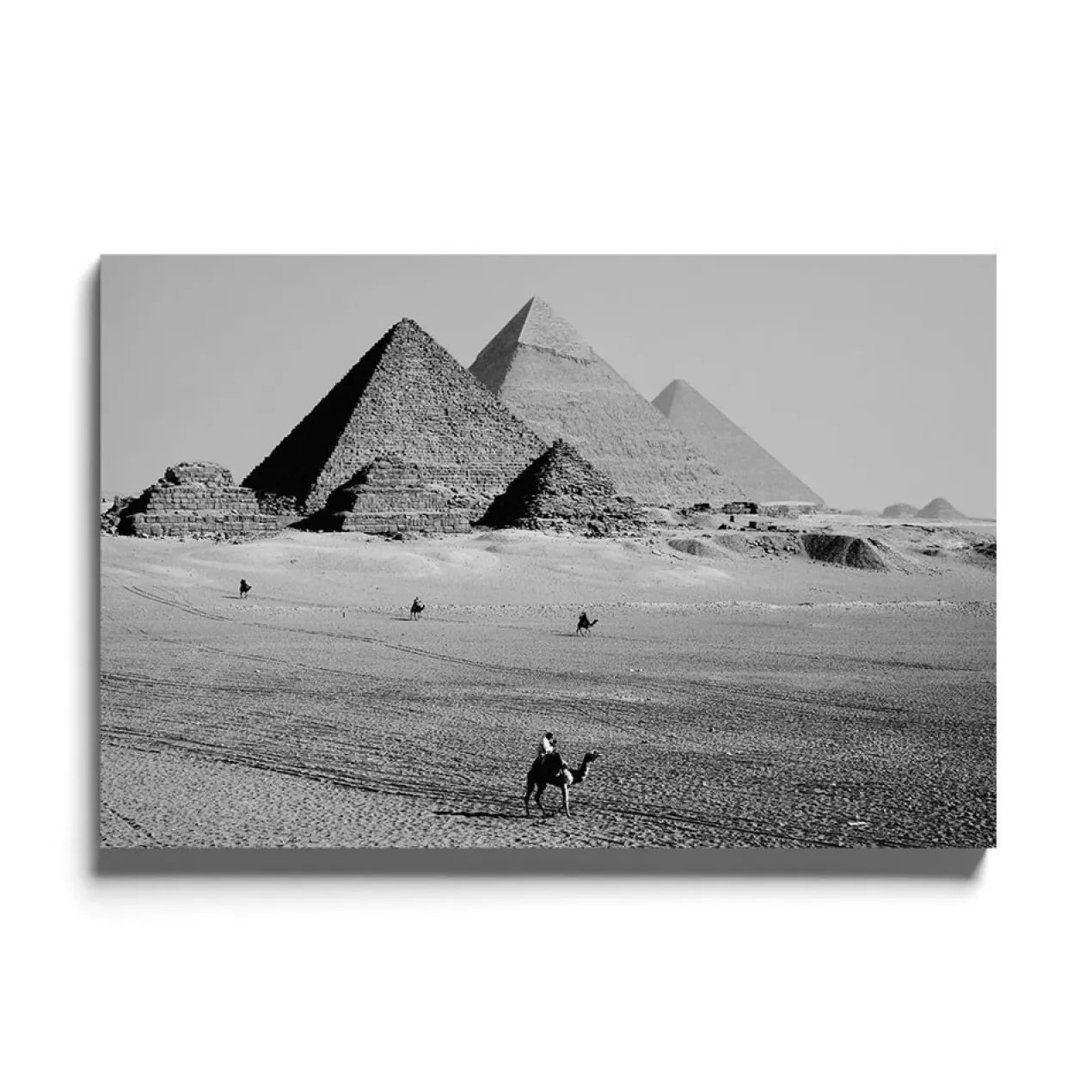 Walljar acrylglas schilderij - Pyramids of Egypt Acrylglas schilderij - 120 x 180 cm