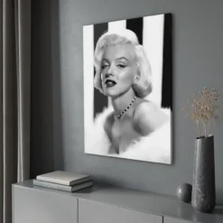 Walljar acrylglas schilderij - Portrait of Marilyn Monroe Acrylglas schilderij - 60 x 90 cm