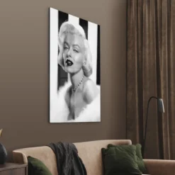 Walljar acrylglas schilderij - Portrait of Marilyn Monroe Acrylglas schilderij - 60 x 90 cm