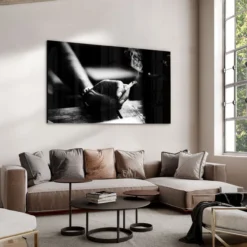 Walljar acrylglas schilderij - No Smoke left Acrylglas schilderij - 120 x 180 cm