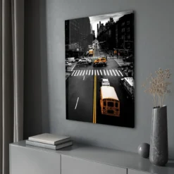Walljar acrylglas schilderij - New York Intersection Acrylglas schilderij - 70 x 100 cm