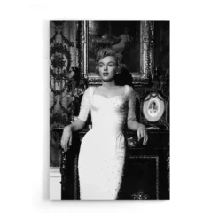 Walljar acrylglas schilderij - Marilyn Monroe Posing Acrylglas schilderij - 150 x 225 cm