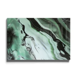Walljar acrylglas schilderij - Groovy waves Acrylglas schilderij - 80 x 120 cm