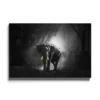 Walljar acrylglas schilderij - Golden Elephant Acrylglas schilderij - 80 x 120 cm