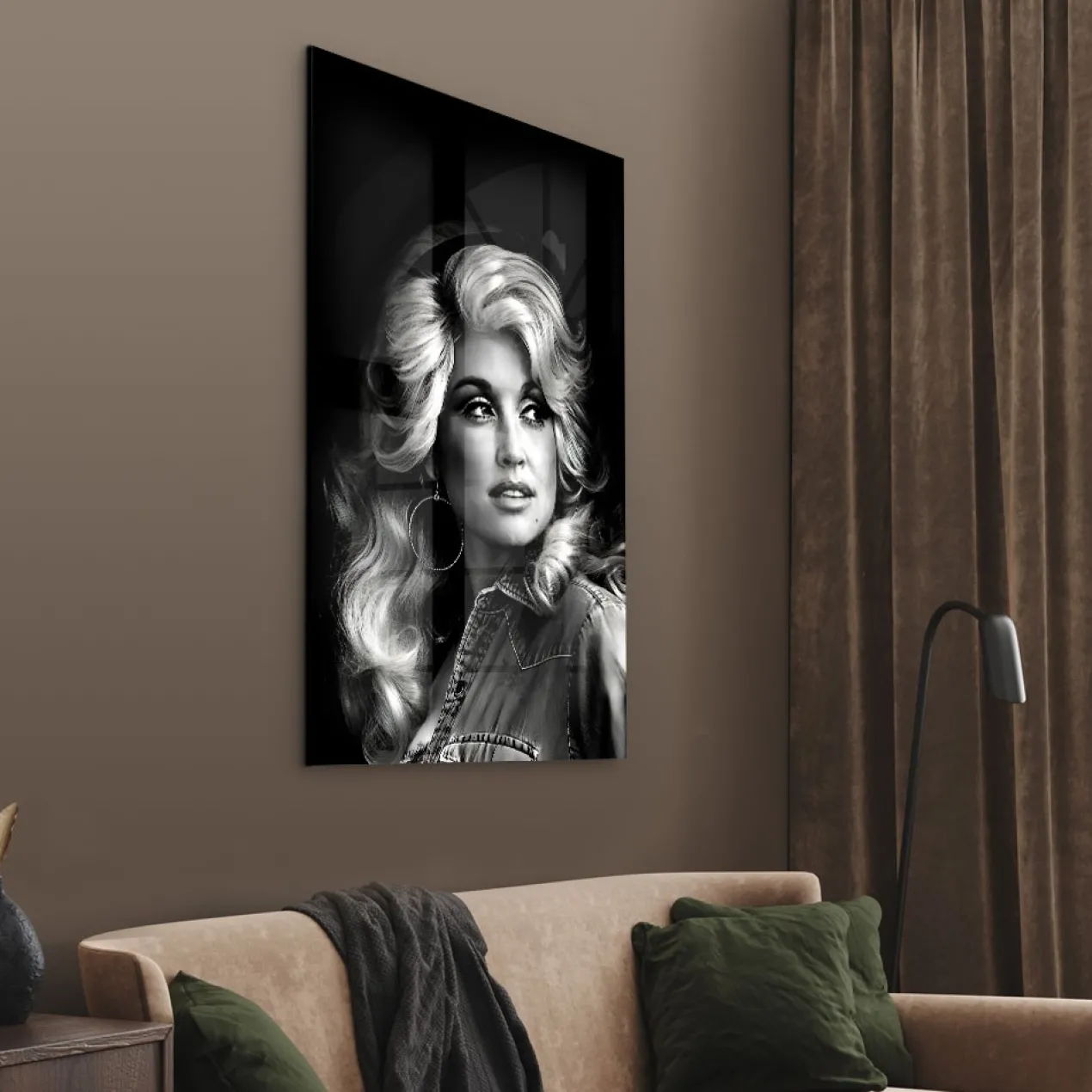 Walljar acrylglas schilderij - Dolly Parton Acrylglas schilderij - 70 x 100 cm